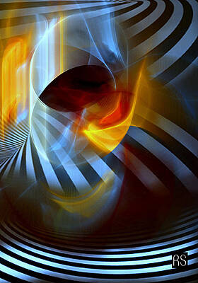 Modern Wall Art featuring the digital art Tornado #2 by Rafael Salazar