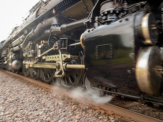 Vintage Photograph - Train - Big Boy - 4014 The Most Powerful Locomotive Ever Built #1 by Robert Niemeier