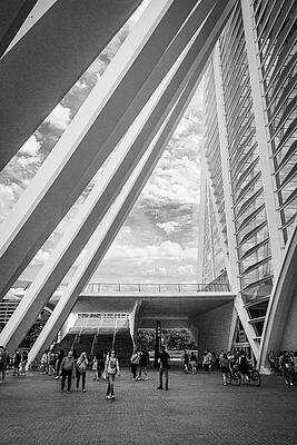 Vibrant Photograph - Valencia, City Of The Arts And The Sciences -7 by Francisco Ruiz Navas
