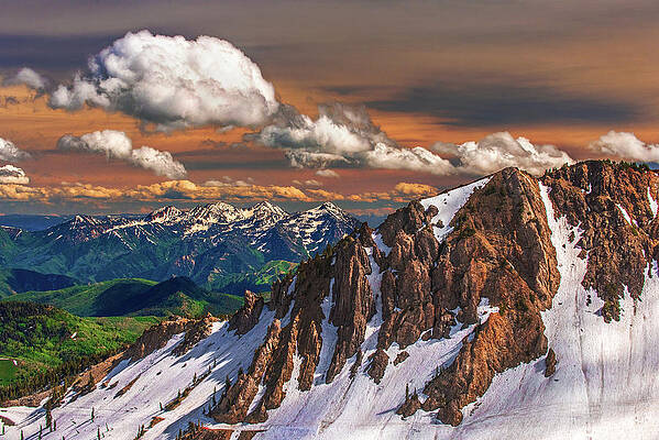 Landscape Photograph - View From Hidden Peak, UT #1 by Abbie Warnock