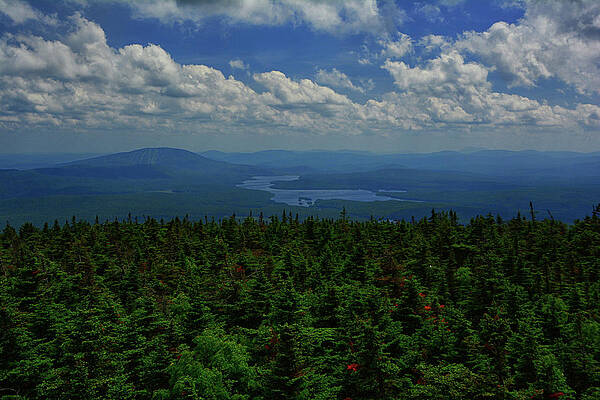 View From Stratton Mountain Fire Tower Print