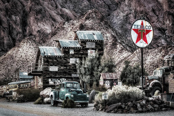 Country Photograph - Vintage Texaco Gas Station  #1 by Susan Candelario