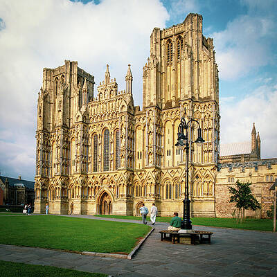 Colour Photograph - Wells Cathedral #1 by Seeables Visual Arts