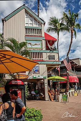 Sky Wall Art featuring the photograph Wharf Center #1 by Charlie Osborn
