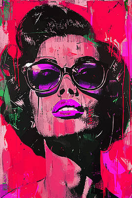 Wall Art featuring the digital art Where Did The Money Go Red #1 by Printed View