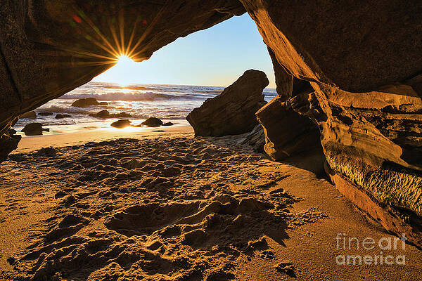 Cloud Photograph - Golden Hour Sunburst by Abigail Diane Photography