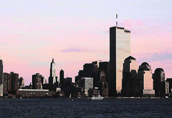 Wall Art featuring the photograph World Trade Center, Lower Manhattan #1 by Carol Whaley Addassi