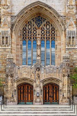 Usa Wall Art featuring the photograph Yale University Sterling Library II  #1 by Susan Candelario