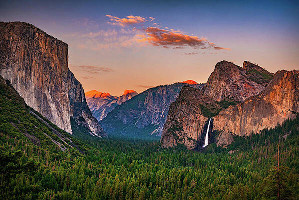 California Photograph - Yosemite Valley Sunset, California #1 by Abbie Warnock