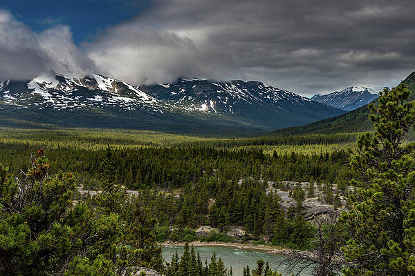 Cloud Wall Art featuring the photograph Yukon Wilderness #2 by Ed Clark