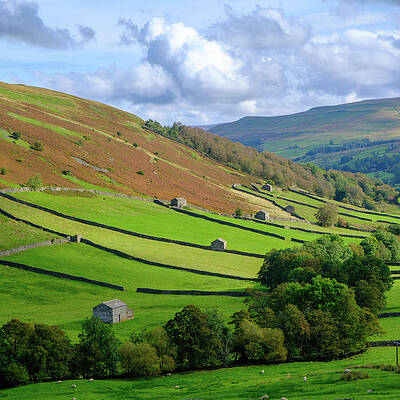 Rolling Hills of Countryside Photograph