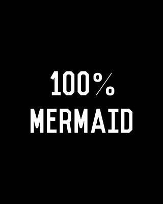 Cool Wall Art featuring the digital art 100 Mermaid by Flippin Sweet Gear