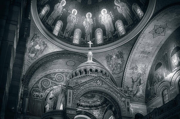 Architecture Photograph - The Cathedral Basilica Of St. Louis #11 by Robert Niemeier