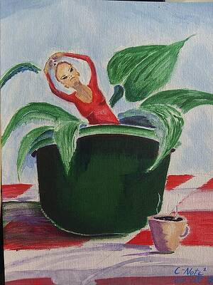 Wall Art featuring the painting Untitled  #115 by Donald 'C-Note' Hooker