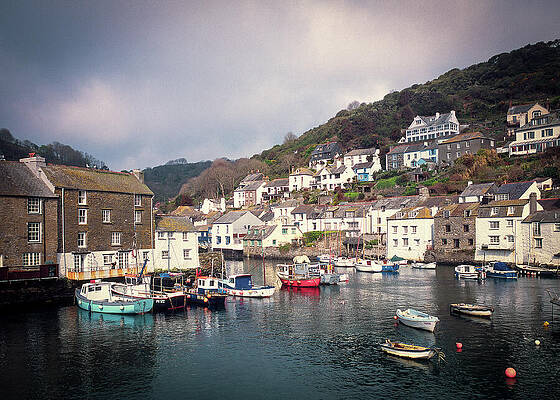 Charming Coastal Village Photograph