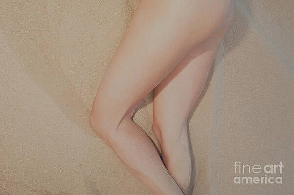 Bodyscape Photograph - Sandy Nude Torso Bodyscape Surxposed 1269 by Amyn Nasser