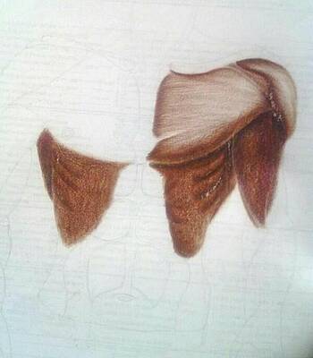 Wall Art featuring the drawing Untitled  #142 by Donald 'C-Note' Hooker