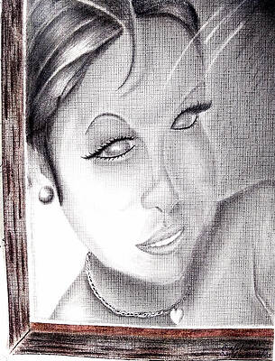 Wall Art featuring the drawing Untitled  #144 by Donald 'C-Note' Hooker