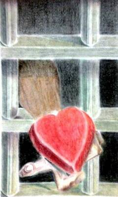 Wall Art featuring the drawing Untitled  #150 by Donald 'C-Note' Hooker