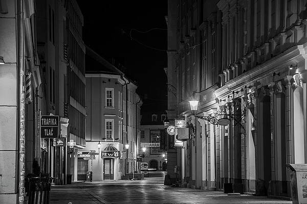 Landmark Photograph - Bratislava At Night #18 by Robert Grac