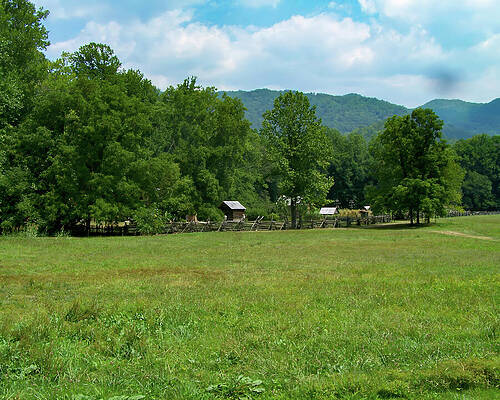Wall Art featuring the photograph 1800s Farmstead by Flees Photos