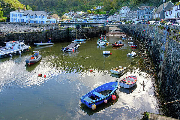 Charming Coastal Village Harbor Wall Art