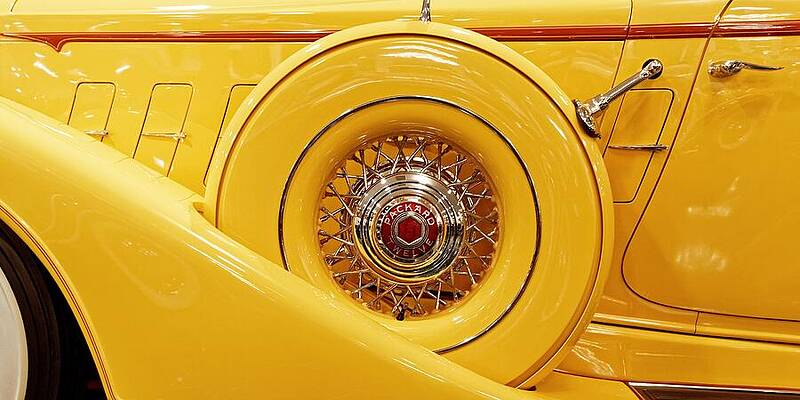 Wall Art featuring the photograph 1928 Isotta Fraschini - Nethercutt Museum, California by KJ Swan