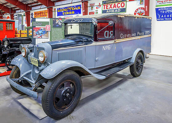 1933 Ford Model A Paddy Wagon by Susan Rissi Tregoning