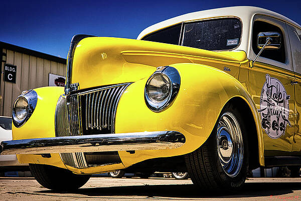Bicycle Photograph - 1940s Ford Delivery Van by Rene Vasquez