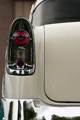 Wall Art featuring the photograph 1956 Chevrolet Bel Air Tail Light by Chad Thunberg