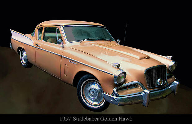 Transportation Photograph - 1957 Studebaker Golden Hawk by Flees Photos