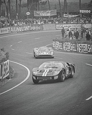 Ford vs Ferrari - Le Mans 1966 by Eric della Faille - Revs Institute Collections