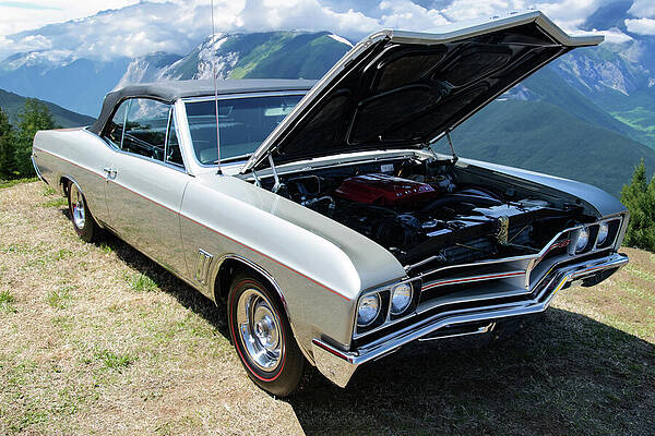 Wall Art featuring the digital art 1967 Buick GS 400 by Flees Photos