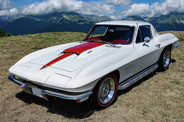 Wall Art featuring the photograph 1967 Chevrolet Corvette 02 by Flees Photos