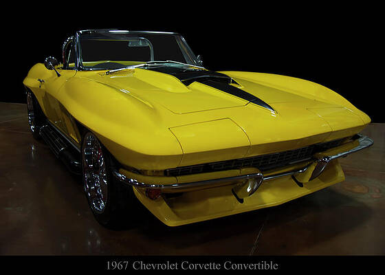 Transportation Photograph - 1967 Chevy Corvette Convertible by Flees Photos
