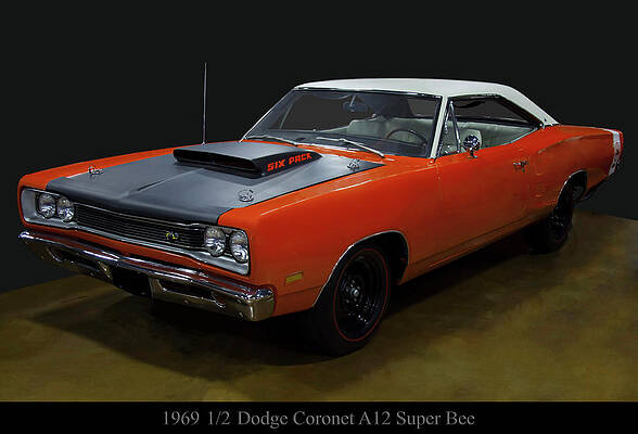 Transportation Photograph - 1969 And A Half Dodge Coronet A12 Superbee by Flees Photos