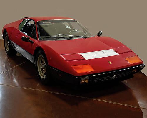 Transportation Photograph - 1982 Ferrari 512 BBI by Flees Photos