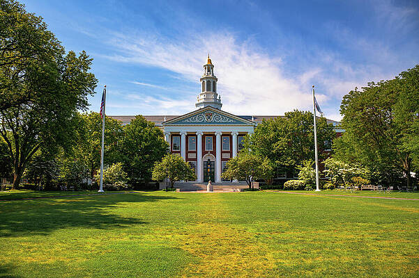 Wall Art featuring the photograph Baker Library At Harvard Business School In Boston, Massachusetts, USA #2 by Miroslav Liska