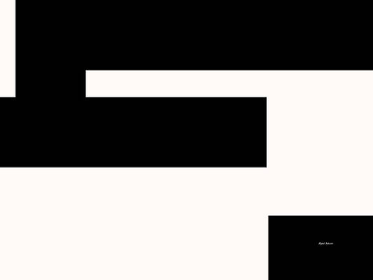 Wall Art featuring the painting Black And White #2 by Rafael Salazar