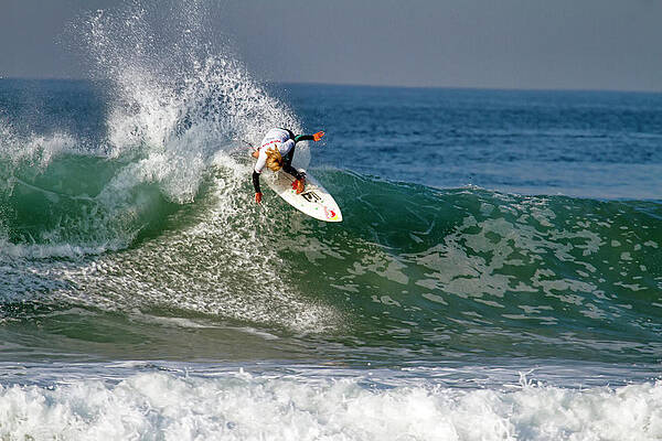 Caitlin Simmers Wall Art featuring the photograph Caitlin Simmers Surfer #2 by Waterdancer