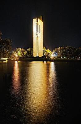 Reflection Photograph - Carillon - Canberra - Australia #2 by Steven Ralser