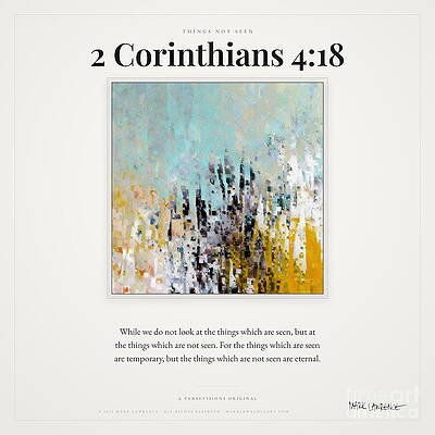 Abstract With Biblical Verse Wall Art
