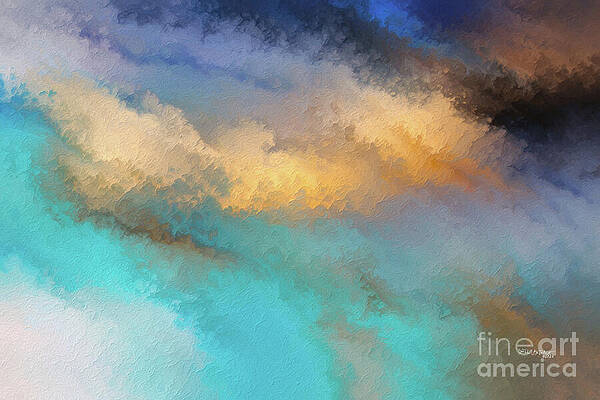 Wall Art featuring the painting 2 Corinthians 5 20. Ambassadors Of Light. Contemporary Christian Art, Sympathy Gift by Mark Lawrence