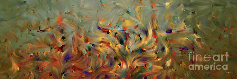 Green Wall Art featuring the painting 2 Corinthians 5 7. Faith- Not Emotion by Mark Lawrence