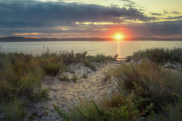 Massachusetts Wall Art featuring the photograph Duxbury Bay Sunset #2 by Steven David Roberts