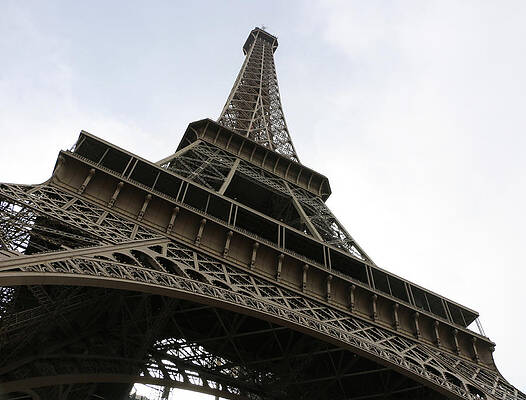Paris Photograph - Eiffel Tower #1 by Ron Berezuk