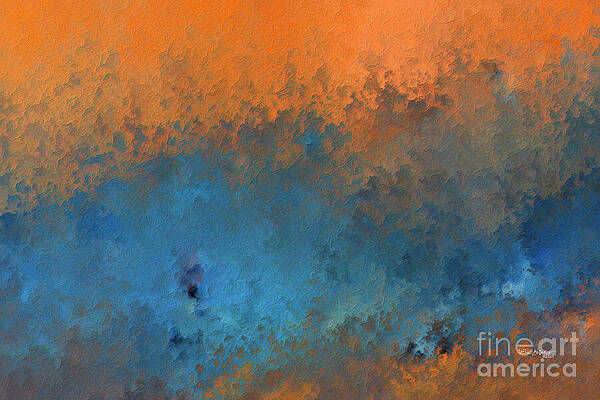Wall Art featuring the painting 2 Kings 6 17. Unveiling The Invisible. Contemporary Christian Art by Mark Lawrence