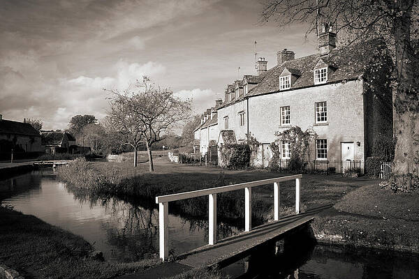 Quaint Village with Stone Cottages Photograph