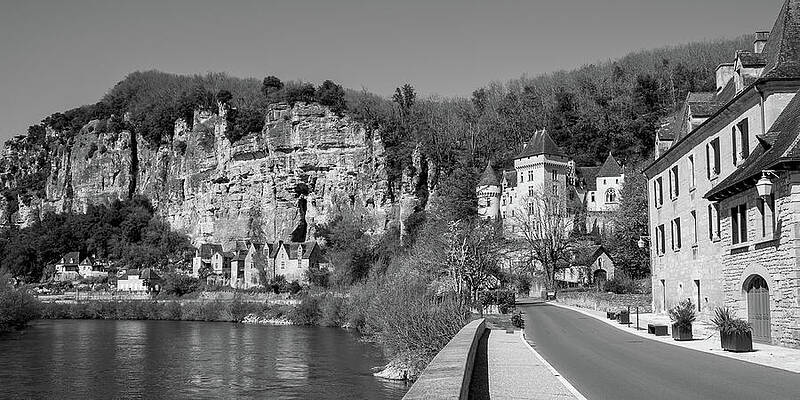 Charming Riverside Village View Wall Art