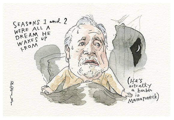 Dream Painting - Next Season, On Succession #2 by Barry Blitt